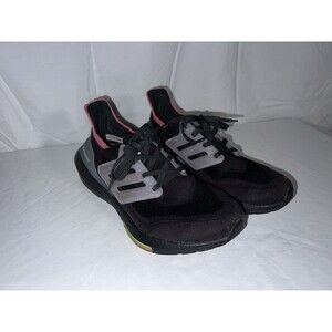 Adidas Ultraboost 21 Womens Shoes Black Comfortable Athletic Sneakers Size 7.5